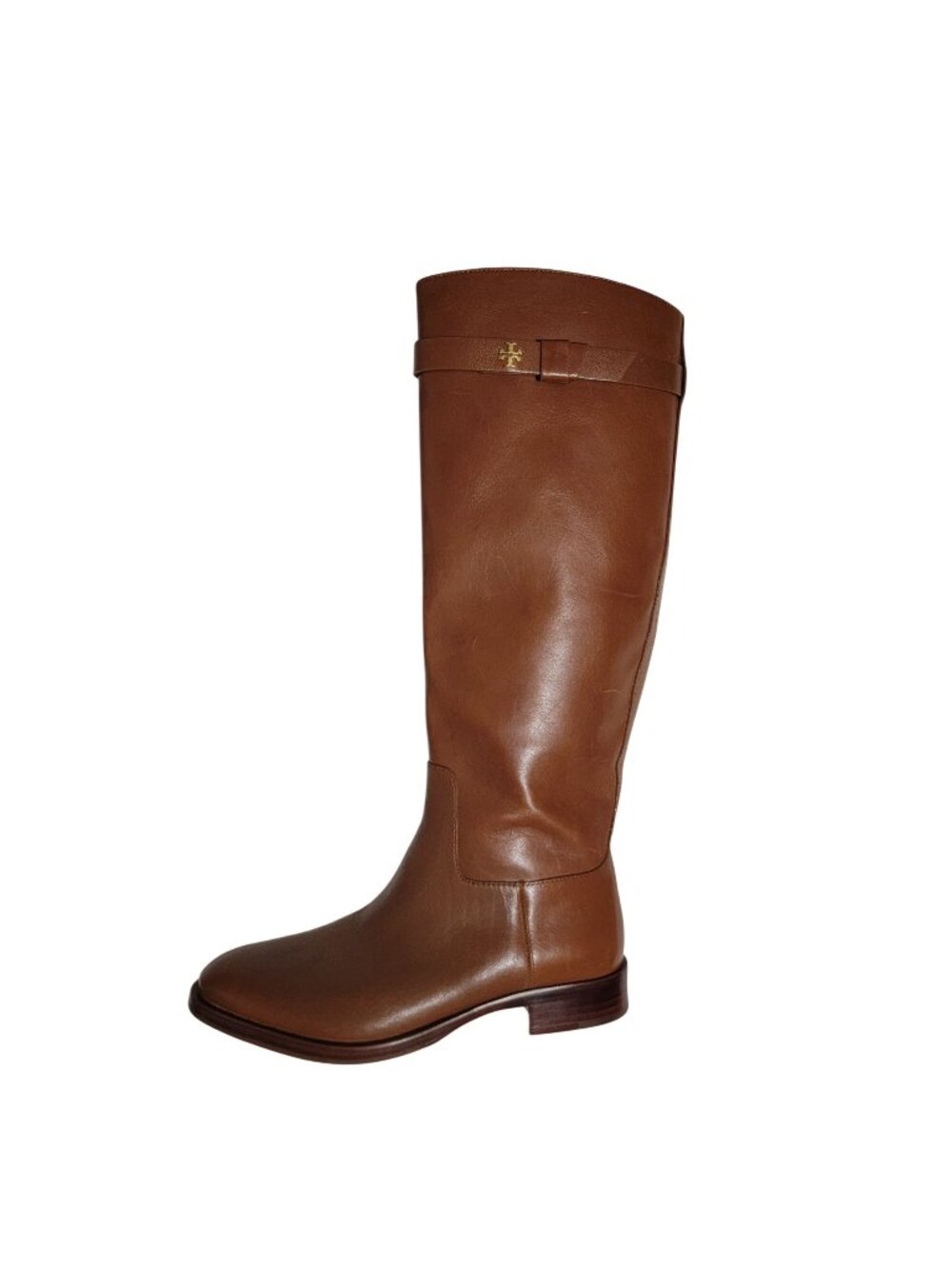 NEW Tory Burch Everly Riding Boot Knee High Brown Chic Contemporary Womens 6.5